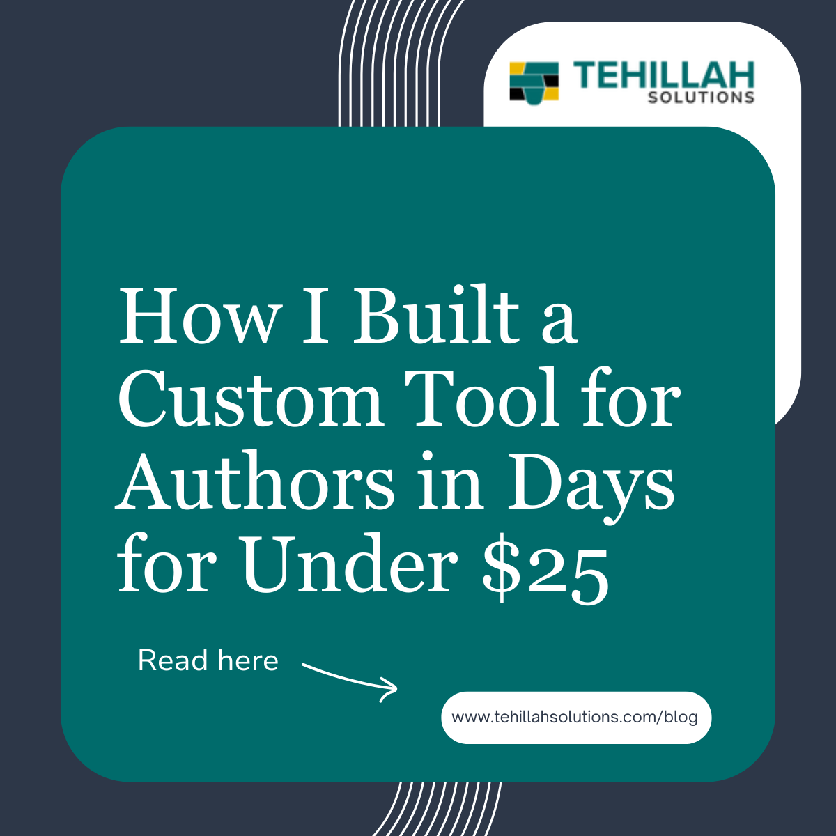 Author tool blog post